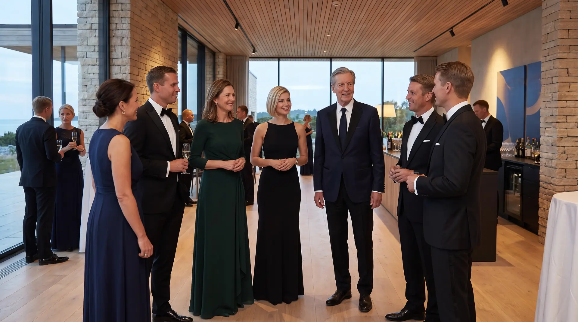 Gäster under jubileumskvällen
